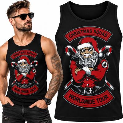 TANK TOP ŚWIĄTECZNY  CHRISTMAS SQUAD